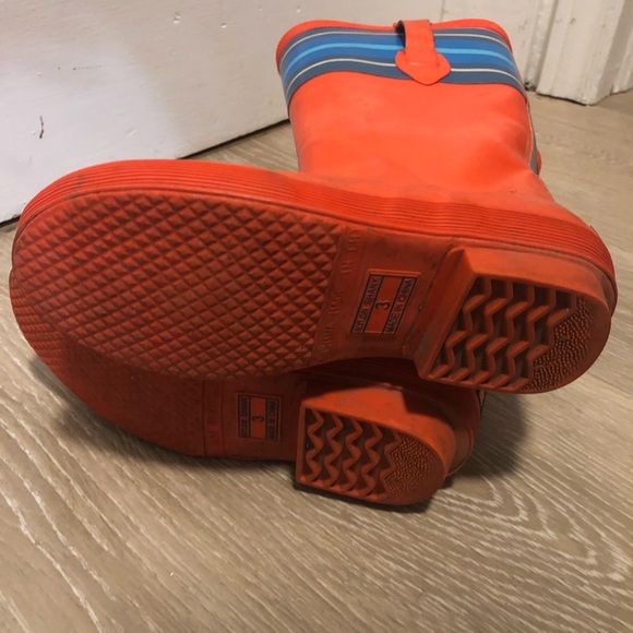 Ll bean spring rubber rain boots size 3 boys - Picture 4 of 7